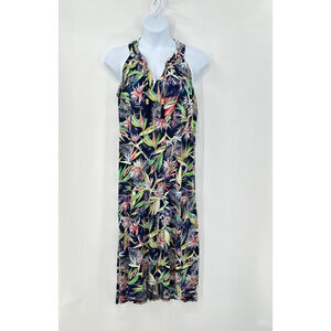 Rafaella Dress Large Vacation‎ Cruise Resort Tropical Hawaiian Tassels Coastal